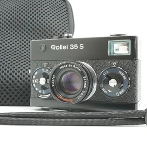 Cámara fotográfica Rollei 35 S negra Sonnar 40 mm F2,8 medidor de luz no funciona Japón - Imagen 1 de 17