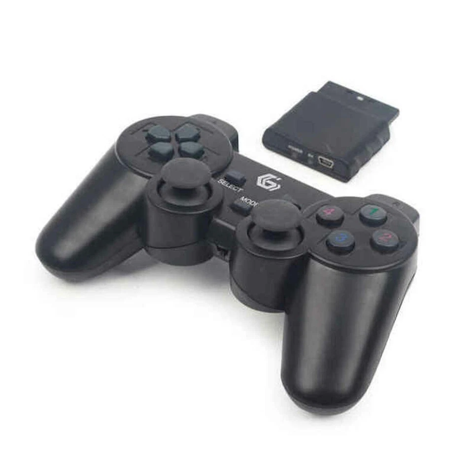 Telecomando Gaming Senza Fili GEMBIRD Dual Gamepad PC PS2 PS3 Nero - Immagine 1 di 1