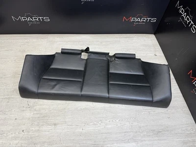 2001-2006 BMW E46 M3 Coupe Rear Seat Bottom Bench Nappa Black Leather OEM Foto 1 de 4