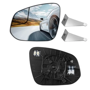 879610R220 Left Driver Side Mirror Glass Heated for Toyota RAV4 w Backing - Picture 1 of 10