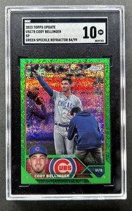 Cody Bellinger 2023 Topps Chrome GREEN SPECKLE SP VARIATION /99 SGC 10 (#USC78) - Picture 1 of 2