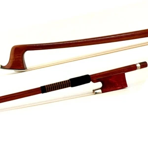 Arco de violín E.Sartory Copy Master Pernambuco 4/4 rojo arce rana níquel piezas rápido - Imagen 1 de 18