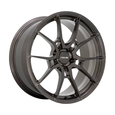 Кованое колесо 20x9,5 Niche T111 Kanan Brushed Candy Smoke 5x112 (20 мм) - Изображение 1 из 4