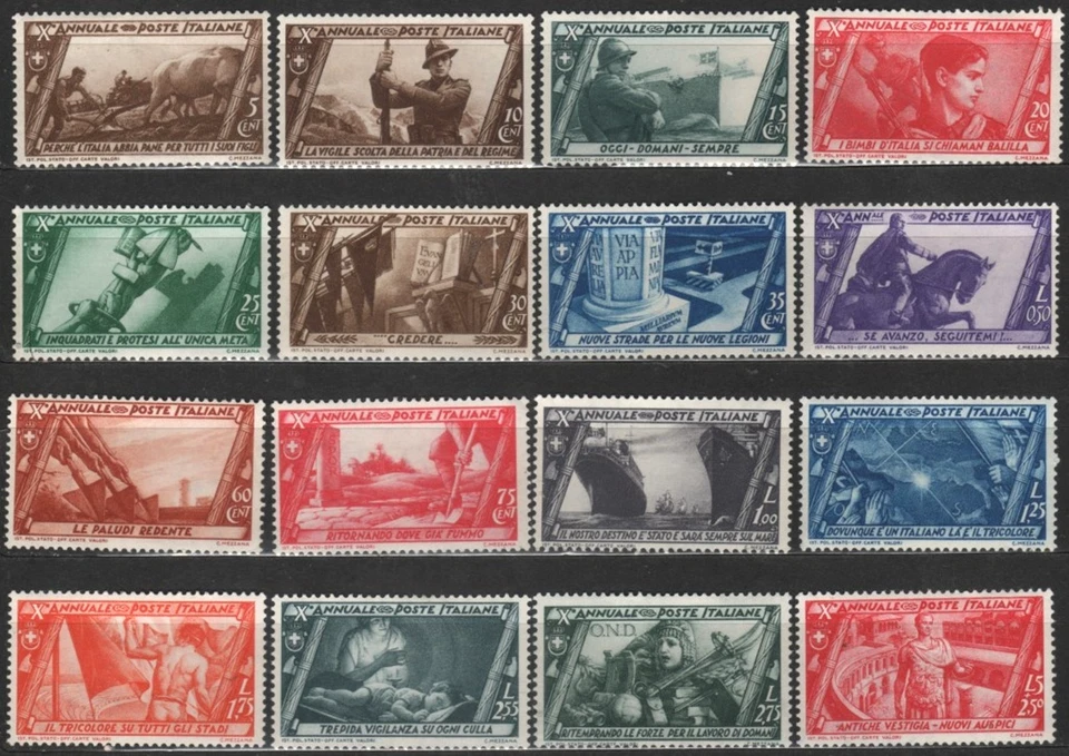 ITALY #290-305 1932 March on Rome Set MH - Image 1 of 1