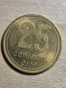 Argentinien 25 Centavos Münze, 2009. KM# 110.2, Alu-Bronze. Cabildo Gebäude. - Bild 1 von 4