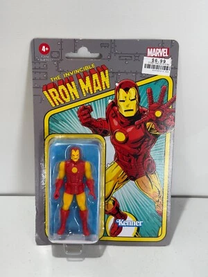 IRON MAN ACTION FIGURE - MARVEL LEGENDS - RETRO KENNER - SUPER HERO FIGURE NEW - Image 1 of 3