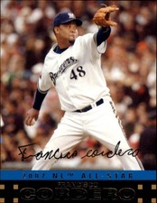 2007 Topps Update Milwaukee Brewers Baseball Card #238 Francisco Cordero