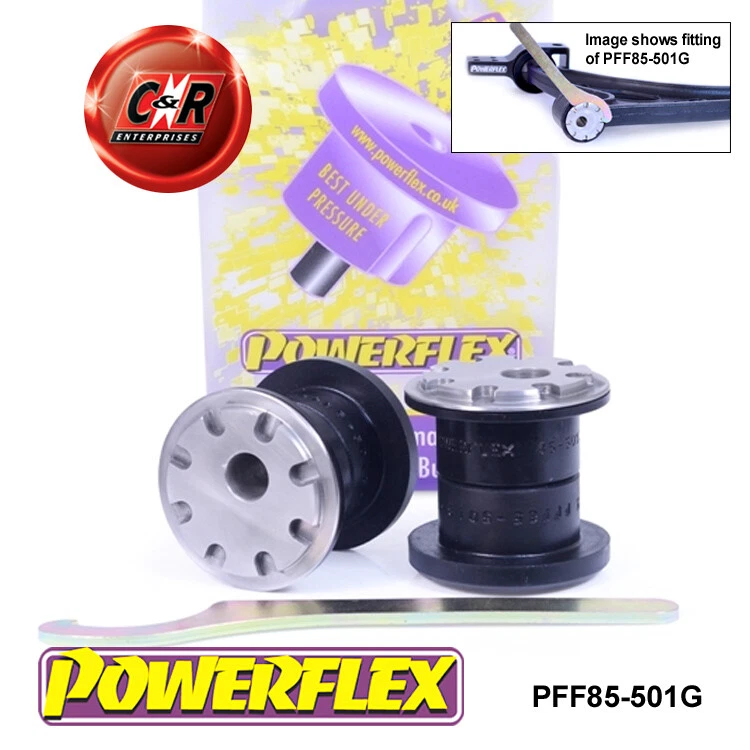 Powerflex Arbustos Delantera Horquilla Cámber Adj Para VW Vento (05-10) - Imagen 1 de 4