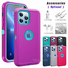For iPhone 13/13 Pro Max/Mini Case 3in1 Heavy Duty Hybrid Hard Cover/Accessories