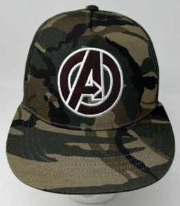Kids Size Avengers Hat Marvel Hat/Cap SnapBack Iron Man Hulk Camo OSFM - Picture 1 of 12