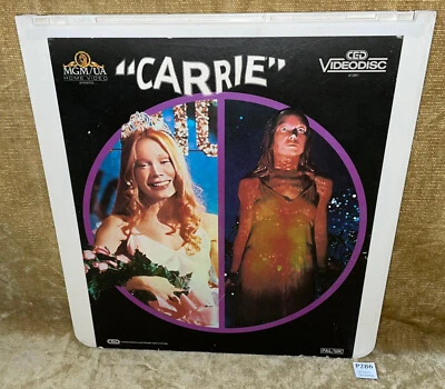 RARE CED VIDEODISC 41216 - CARRIE (1976) - PAL/UK 1983 MGM UA HOME VIDEO HORROR - Bild 1 von 4