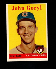 1958 Topps # 384 John Goryl NM