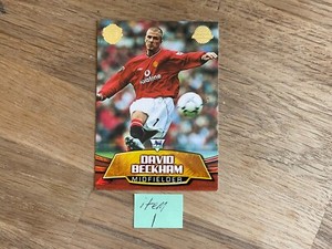 David Beckham Rookie Card 2002 MERLIN PREMIER GOLD Topps MU1 (item1)