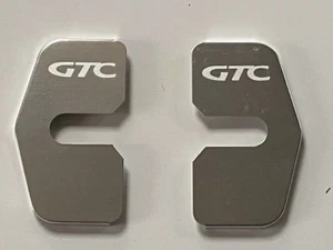 ASTRA CORSA GTC CERRADURA PUERTA HEBILLA CUBIERTA ACERO INOXIDABLE 2 PIEZAS - Imagen 1 de 2