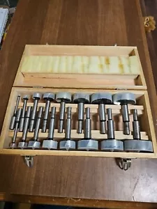 Set taglio fori 16 pezzi falegname professionale da 1/8" a 2 1/8" in valigetta legno - Foto 1 di 7