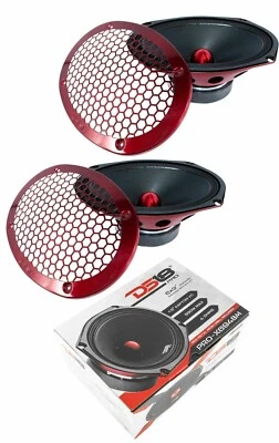 2) DS18 PRO-X694BM 6x9 Midrange Loud Speakers 1100W 4 ohm Pro Car Audio Mid Bass