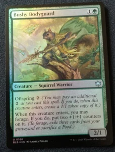 Bushy Bodyguard - Foil - BLB - MTG - NM Unplayed - EN - 0166 - Picture 1 of 1