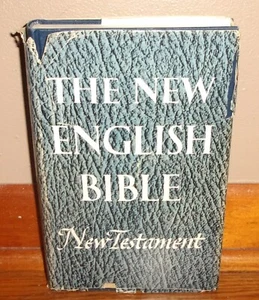 THE NEW ENGLISH BIBLE-New Testament-1963 21st Printing-Excellent Hardcover w/DJ! - Picture 1 of 10