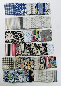 120 Vintage Antique Quilt Feedsack Squares 2" Cotton Fabric 1940s Estate Lot L5 - Picture 1 of 1