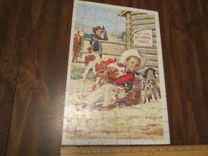 Rompecabezas vintage SANDY GETS A LICKIN' 104 piezas 11"x17" [Y9A] - Imagen 1 de 4