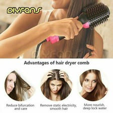 2 in 1 Pro One Step Haartrockner und Volumizer Lockenwickler Kamm Heißluftbürste