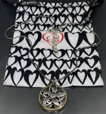 Брайтон женщин подвеска ожерелье посеребренные позолоченные кристаллы 18-20» - Изображение 1 из 4