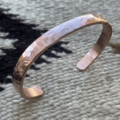 Western Wear Solid Copper Cuff Bracelet Men’s XL - Image 1 of 4