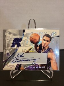 2002-03 SPx Rookie Auto Jersey 0905/1999 Dan Gadzuric #124 Rookie Auto RC