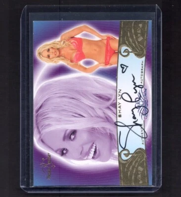 SHAY LYN 2010 Bench Warmer On Card Auto Trading Card #28A PSA - Image 1 of 2