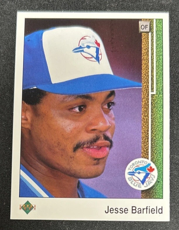 1989 Upper Deck Jesse Barfield Baseball Card #149 Blue Jays OF VGEX O/C - Image 1 of 2