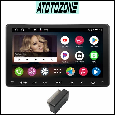 ATOTO A6 9 Pollici 2DIN Android Autoradio ChatGPT-AI GPS NAVI Bluetooth w/OBD - Immagine 1 di 4