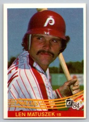 1984 Donruss - #549 Len Matuszek - Image 1 of 2