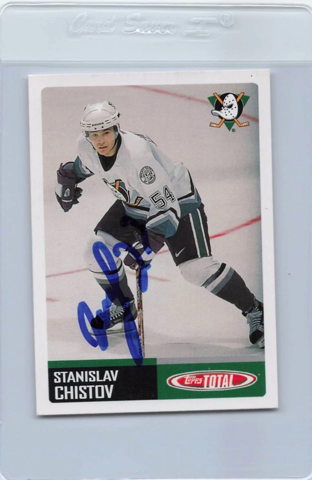 2002/03 Topps Total #434 Stanislav Chistov Mighty Ducks Signed Auto *G1523 - Image 1 of 1