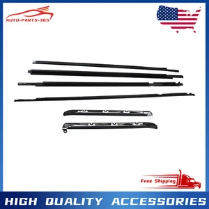 For Lexus GX470 2003-2009 Outside Quarter & Door Belt Moulding Weatherstrip Set - Picture 1 of 16