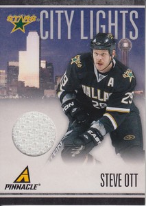 2010-11 (STARS) Pinnacle City Lights Materials #21 Steve Ott Jsy/499