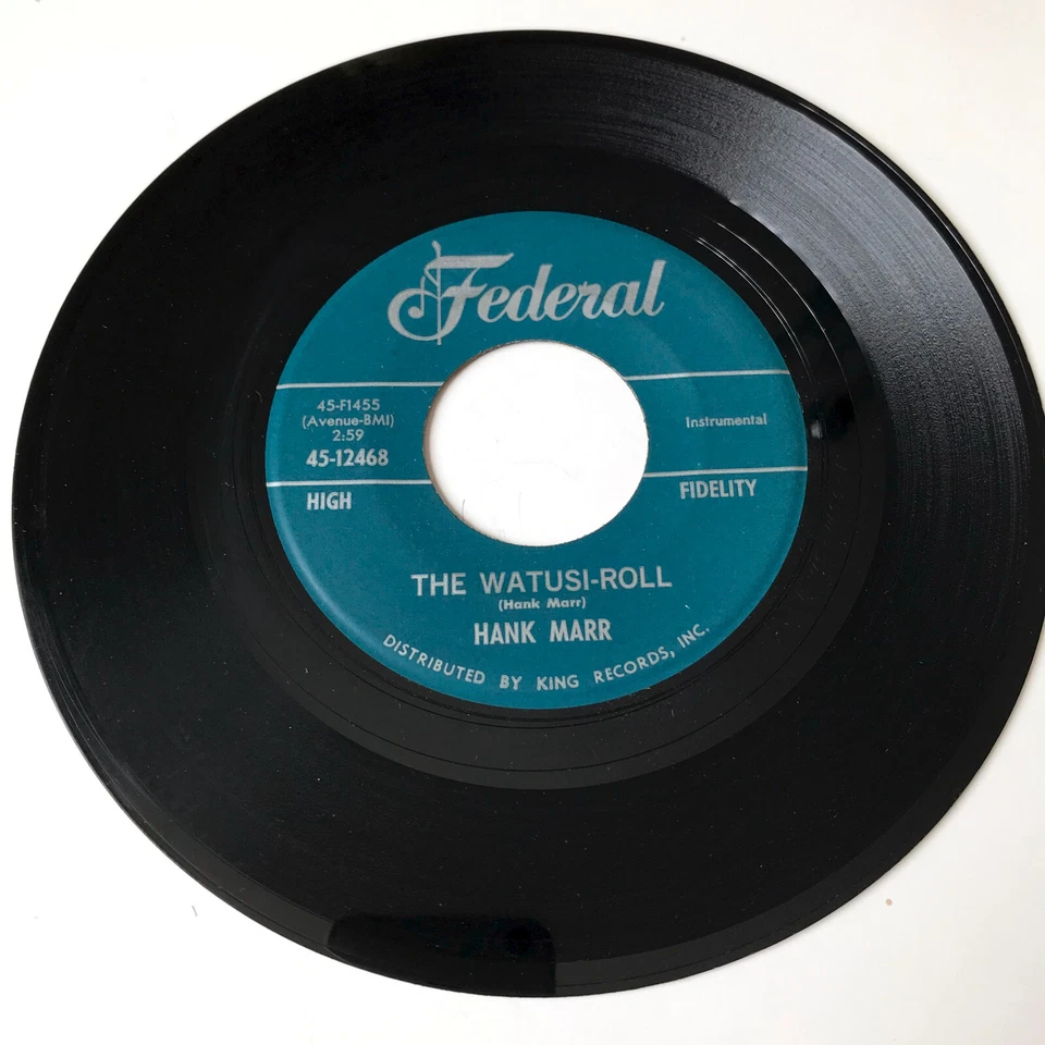 HANK MAAR. The Watusi-Roll. Sweet Nancy. FEDERAL 45-12468. SP USA 1962. Popcorn - Photo 1/4