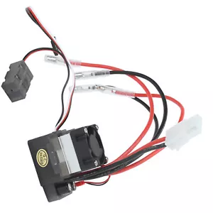 RC 360A Waterproof Brushed ESC With Heat Sink And Cooling Fan For 1/10 RC C FF - Picture 1 of 22