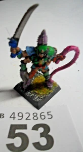 Warhammer Realm Sigmar Chaos Warrior oldhammer Slaanesh Claw Whip painted W53 - Imagen 1 de 6