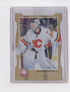 2011-12 PANINI ELITE GOLD BASE DIE CUT /99 MIIKKA KIPRUSOFF #36 CALGARY FLAMES