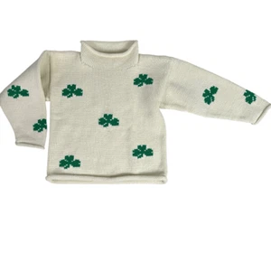 Claver Shamrock Sweater size 6 - Picture 1 of 7