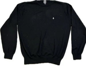 Volcom Stone Men Knit Sweater Quartered Design Knife Fork Logo Xl 25 - Picture 1 of 3