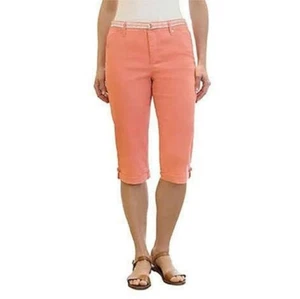 NWT Gloria Vanderbilt Women's Lillian Belted Skimmer Capri Pants Pick Size - Picture 1 of 1