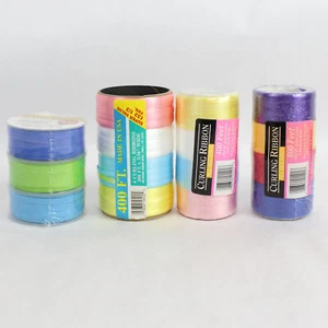 Lot of 4 New Curling Ribbon Rolls in Multiple Colors Crafts Gifts Decor - Picture 1 of 5