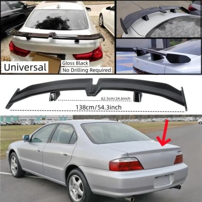 Fits Acura TL 4dr Sedan 1999-2003 Trunk Spoiler PRO Style Glossy Black Universal Foto 1 de 4