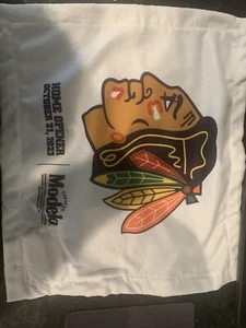 Chicago Blackhawks 10.21.23 Home Opener Light Up Rally Towel Mint! - Picture 1 of 4