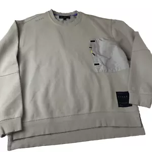 CLOAK Brand Gray Pullover Sweatshirt Size XL Hidden In Plain Sight thumbholes - Picture 1 of 12