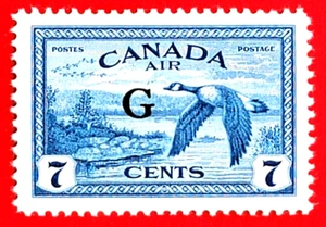Canada Stamp CO2 BOB Airmail G Overprint MLH VF - Picture 1 of 1