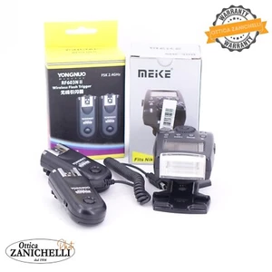 Meike Speedlight MK-300 + Yongnuo Wireless Flash Trigger Usado - Photo 1/4