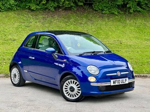 2010 FIAT 500 1.3 Multijet Lounge 3dr-LOW MILES-PAN ROOF- FSH-£20 ROAD TAX-CLEAN - Picture 1 of 24