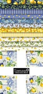 Timeless Treasures Limoncello 10 Inch Squares Cotton Quilt Fabric Bundle - Picture 1 of 2